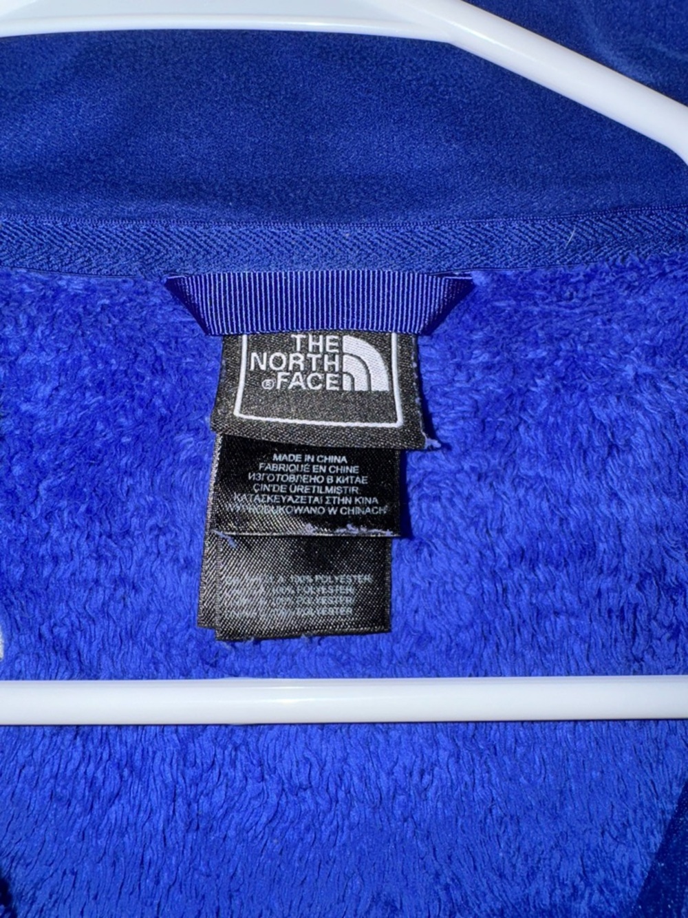 The North Face Women’s Cozy Fleece Jacket - Royal Blue - Picture 3 of 4
